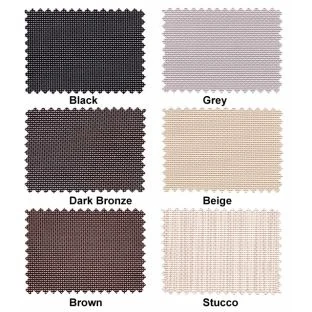 SunTex screen fabric color samples