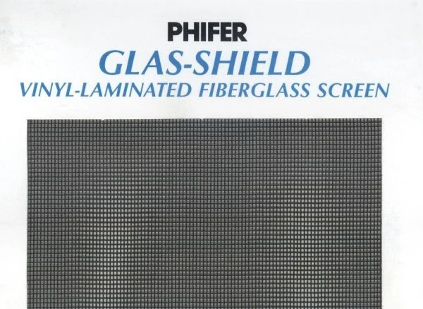 Phifer Glas-Shield vinyl-laminated fiberglass screen product sample